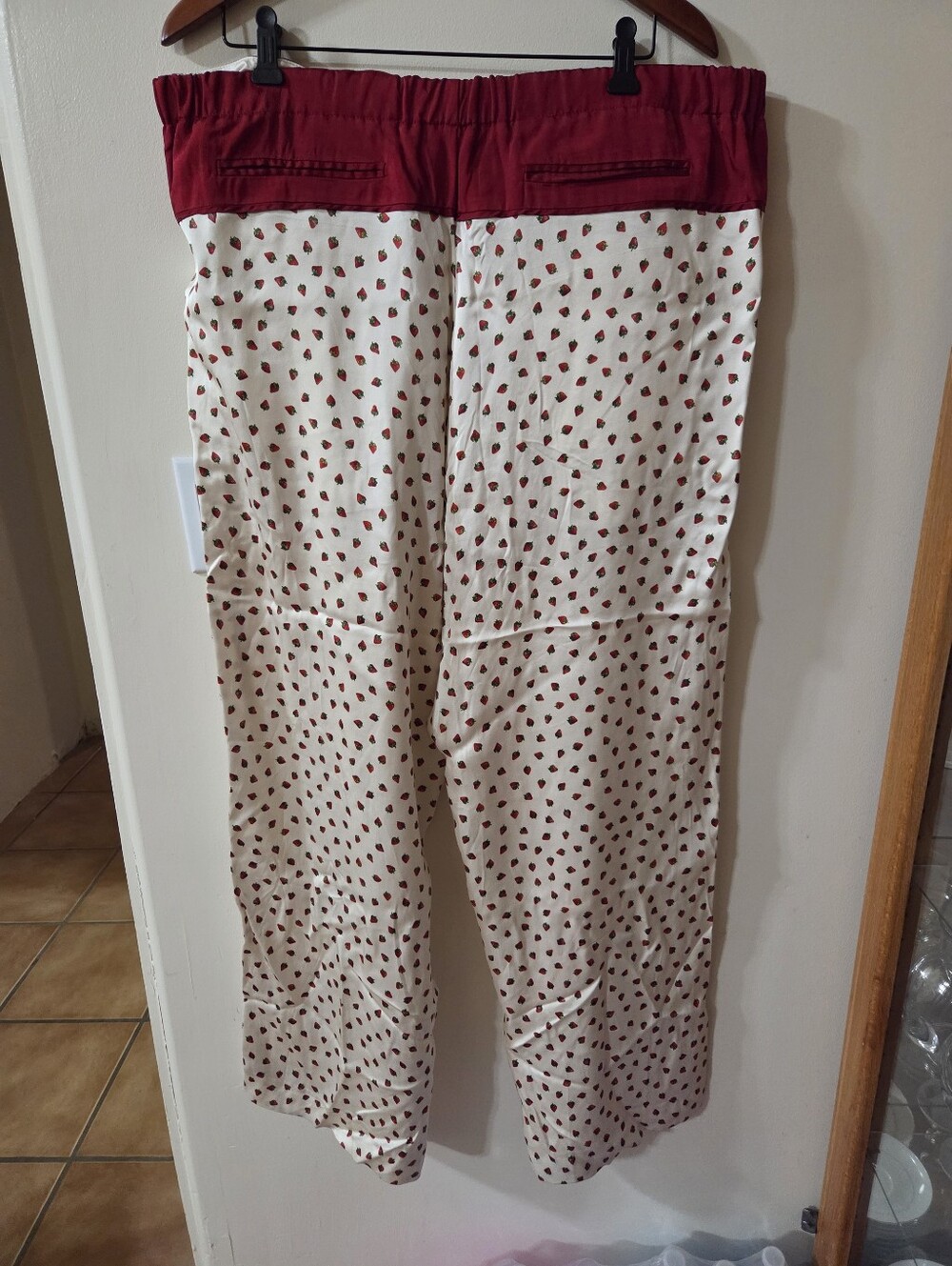 ZARA x Stefano Pilati Special Collection Strawberry Print Trousers